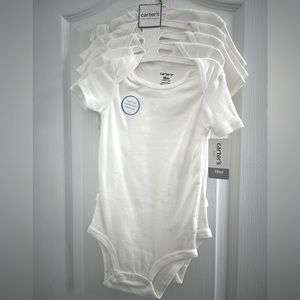 Unisex Baby Bodysuit 5-Pack - White